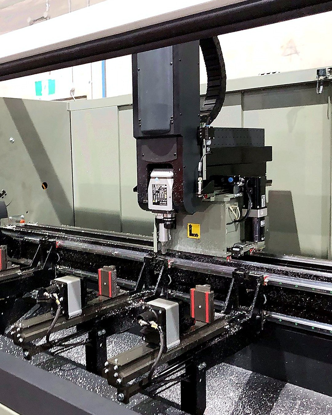 Emmegi Phantomatic M3 3+1 axis CNC at CVD Commercial Glass